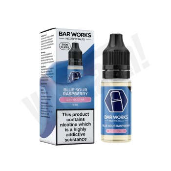 Bar Works Nic Salts - Blue Sour Raspberry